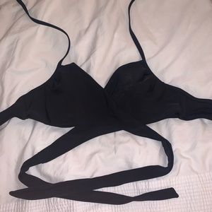 Victoria Secret Bikini Top Black 34D